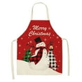 thumbnail image 1 of UYUH Christmas Plaid Apron Adjustable Holiday Kitchen Apron Festive Plaid Baking & Cooking Apron Chef Hostess Apron Unisex Christmas Gift, 1 of 7