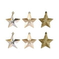 thumbnail image 1 of UYUH Christmas Plastic Pendant Ornaments 5-Pointed Star & Snowflake Decor 3.2” to 4.2” Hanging Ball Decorations for Tree, Gift Bags, Tabletop, Parties, 1 of 5