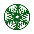 thumbnail image 1 of UYUH Christmas Snowflake Coasters, Absorbent Cork-Backed Drink Coasters for Christmas Party, Winter Holiday, Wedding Dinner Decor, 1 of 4