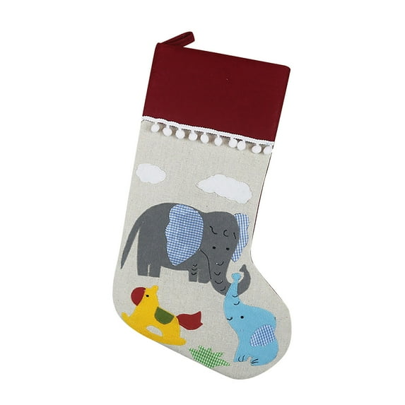 UYUH Christmas Stockings 18 Inch Large Plush Hanging Socks for Fireplace Decorations Xmas Gift Bags and Holiday Party Ornaments Indoor Festive Home Decor Supplies