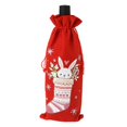 thumbnail image 1 of UYUH Christmas Wine Bottle Gift Bags with Drawstring Holiday Party Decoration for Xmas, Wedding, Birthday, New Year | Reusable Fabric Sacks, 1 of 9