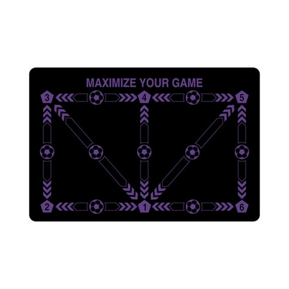 UYUH ‌Football Footstep Training Mat Non Slip Soccer Agility Mat for All Ages Strength Coordination Silent Durable Equipment Indoor Outdoor Practice‌