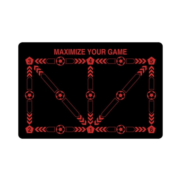 UYUH ‌Football Footstep Training Mat Non Slip Soccer Agility Mat for All Ages Strength Coordination Silent Durable Equipment Indoor Outdoor Practice‌