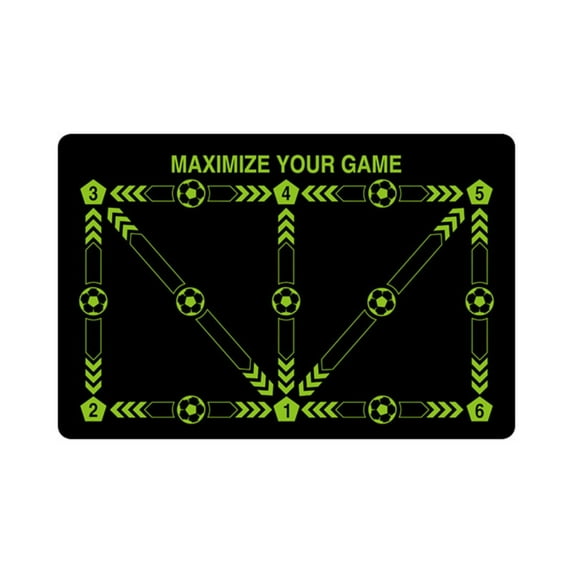 UYUH ‌Football Footstep Training Mat Non Slip Soccer Agility Mat for All Ages Strength Coordination Silent Durable Equipment Indoor Outdoor Practice‌