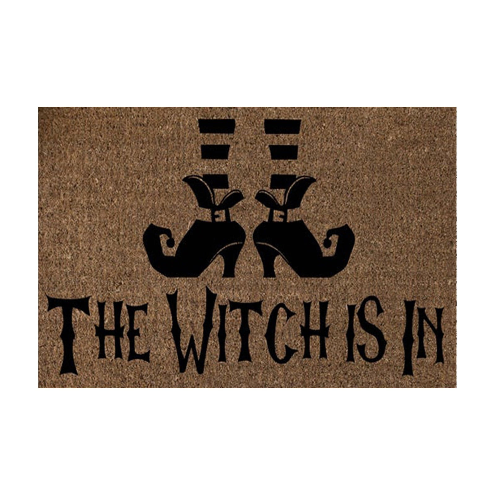 Halloween Doormat Set Of 2 – "I Hope You Brought Boos" With Ghosts, Pumpkins, Buffalo Check