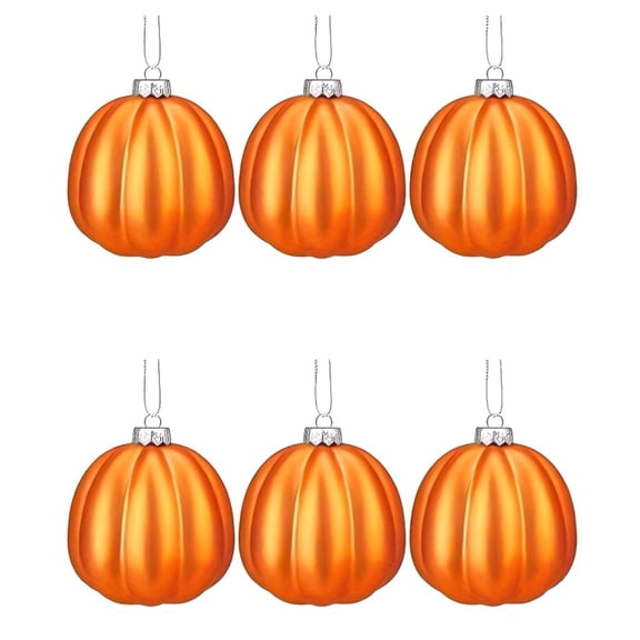 UYUH Halloween Fall Tree Decorations,Small Pumpkin Ornaments for Tree,Thanksgiving Tree Ornaments,Autumn Pumpkins Decor Indoor Outdoor,Shatterproof Plastic Supplies