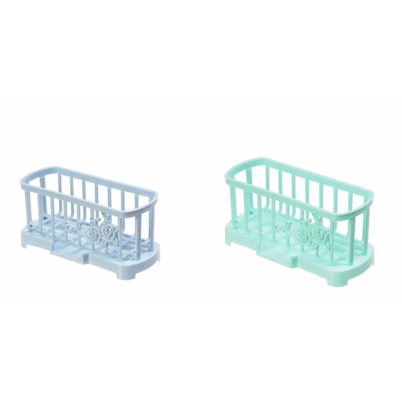 UYUH Kitchen Sponge Holder Countertop Sink Organizer for Dish Sponges & Scrub Brushes Durable Multi-Purpose Cleaning Tool Rack Space Saving Household Storage Solution