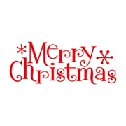 UYUH Merry Christmas Wall Stickers Removable Christmas Art Decals Christmas Window Stickers Wall office Wall Stickers DIY Sticky Mural Stickers Wall Stickers Decals Children Living Room Decorations