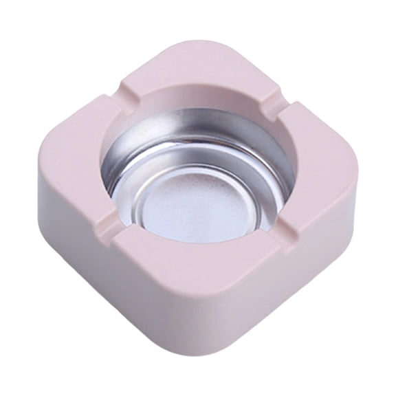 UYUH Metal Ashtray for Cigarettes,Iron Portable Compact Windproof Square Ash Container with Cigarette Butts Holder,Easy to Clean Simple Nordic Style Cigarette Waste Bin for Home Office