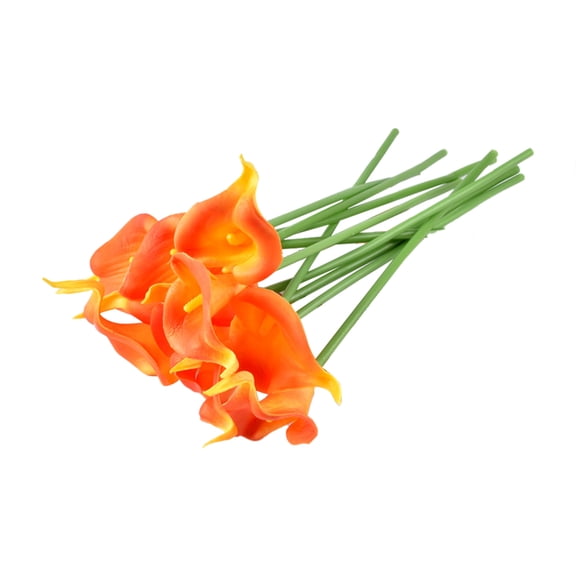 UYUH Mini PU Calla Lily Flowers Small Artificial Fake Lilies for Home Decor, Wedding Centerpieces, Photography Props Realistic Fake Flowers for DIY Crafts & Party Decor