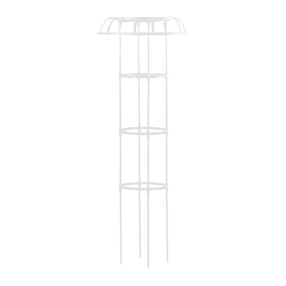 UYUH Mushroom Top Garden Trellis for Climbing Plants, Rustproof Metal Support Stake for Potted Vines, Roses & Vegetables, Sturdy Decorative Frame in 4 Sizes
