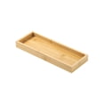 thumbnail image 1 of UYUH Natural Bamboo Serving Tray Wooden Rectangular Tea Tray Bathroom Vanity Tray Wood Counter Tray Wooden Basket Tray Organizer for Kitchen Countertop, 1 of 9