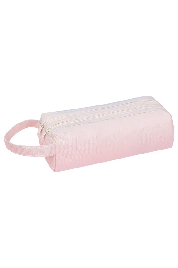 Pencil Bag Large Pencil Case with Compartment Durable Waterproof Oxford Cloth Stationary Bag for Women Men Travel High Capacity Storage Pouch Minimalist Makeup Organizer 