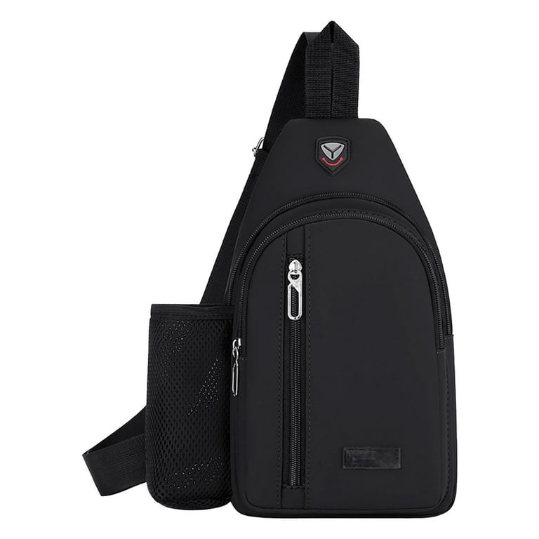 UYUH Small Sling Bag with Water Bottle Holder for Woman and Man Daily Casual Office Backpack Fashionable Backpack for Daily Use Travel Work