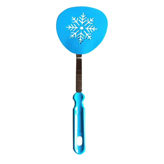 UYUH Snow Christmas Kitchen Utensil Set, Nylon Snow Tree Shovel & Spatula for Baking, Non-Stick & Heat Resistant with Stainless Steel Core, Holiday Baking Gift