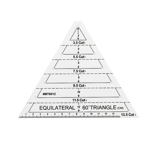UYUH Transparent Creative Grids Quilting Template Ruler, Hexagon Shape Template Craft Ruler, DIY Tool for Sewing, Cutting, Crafting, Quilting Supplies
