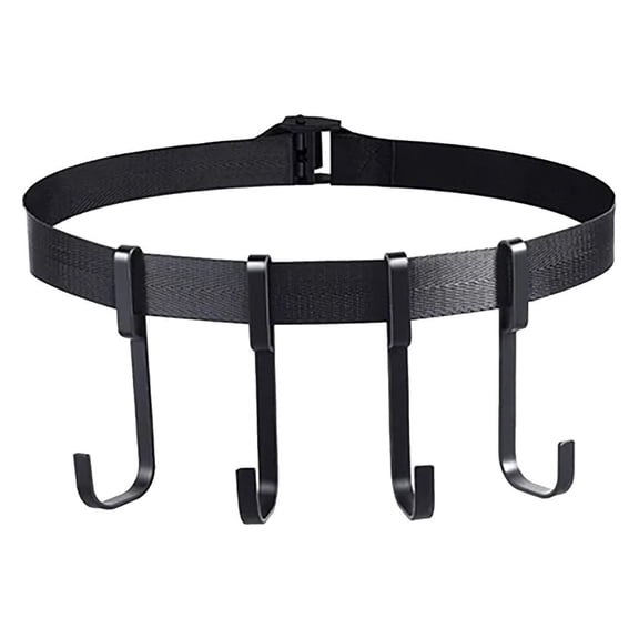 UYUH Tree Stand Gear Hanger Strap with 12 Heavy-Duty Hooks, for Hunting Saddle, Bow, Bag, and Equipment Organization, Essential Tree Stand Accessory