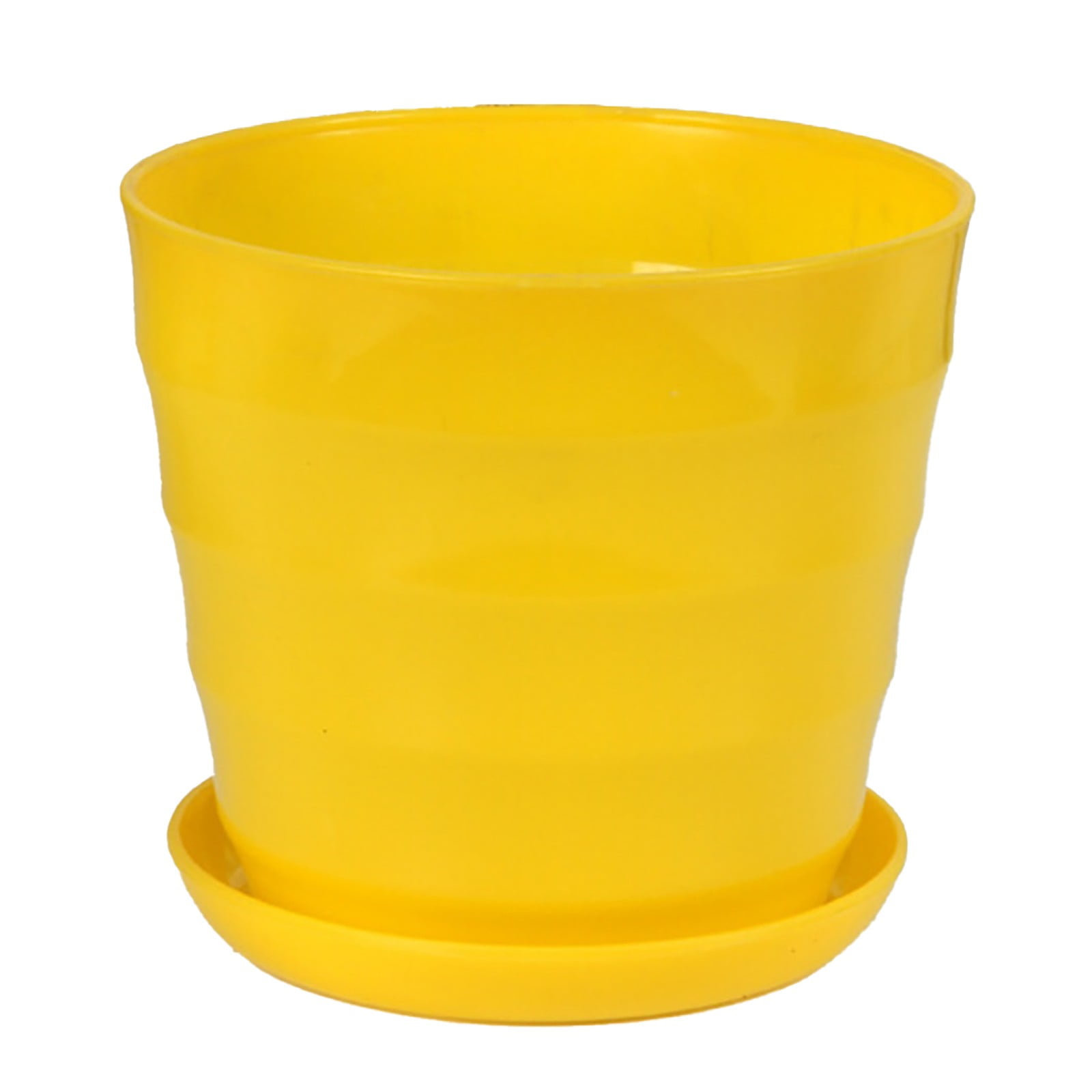 UYUH Unique Boho Design Colourful Plastic Succulent Flower Pot, Beautiful Decorative Planter for Indoor and Outdoor Gardening, Modern Home Garden Ornament Decoration