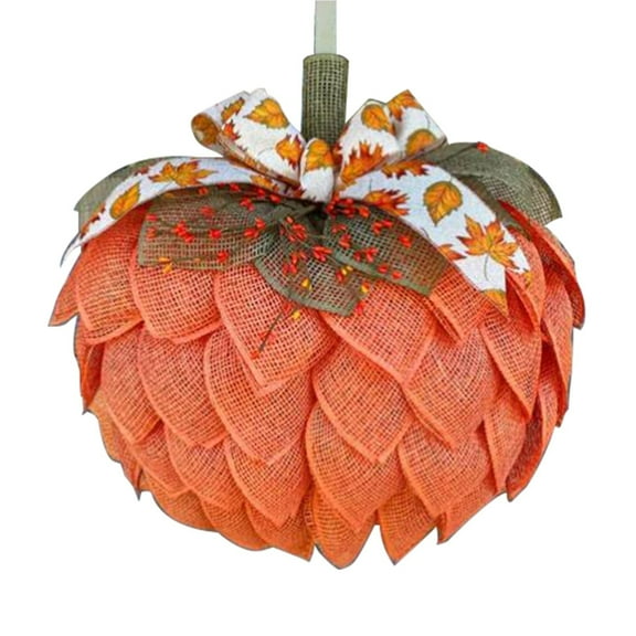 UYUH What A Way To Welcome Folks Into Your !This Gorgeous Pumpkin Wreath Is Just You've Been Looking for To Decorate Your Front Door Entryway Interior Wall Or Above Your Fireplace!
