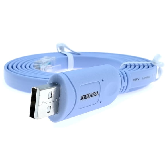 UYUIOIF-FTDI USB RJ45 Console Cable for Cisco, Juniper, H3C, Ubiquiti, LINKSYS, NETGEAR Routers/Swithes FT232RL Chip Console Cable 1.8M