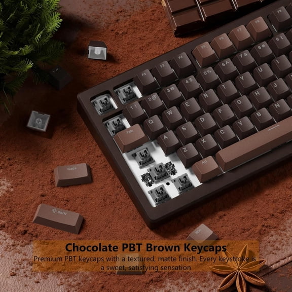UYUIOIF-Keycaps for Mechanical Keyboard, PBT Shine Through Keycaps Cherry Profile Key Cap 60 65 75 100 Percent for 61/64/68/84/87/100/104/108 Retro Gaming Mechanical Keyboard
