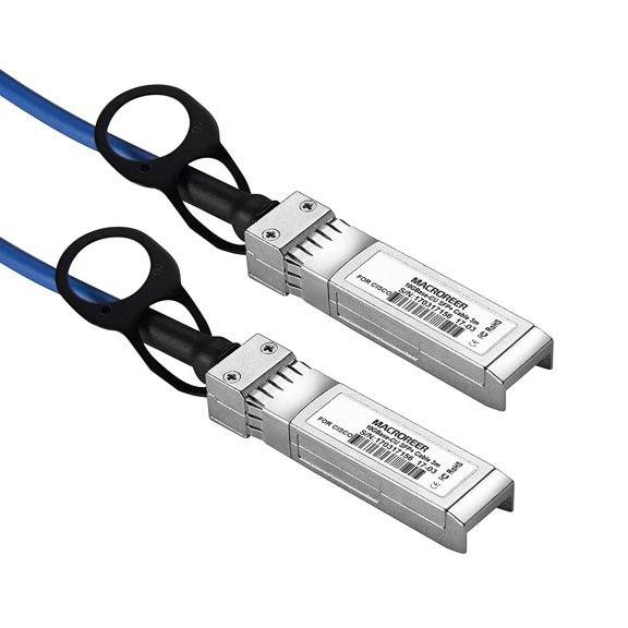 UYUIOIF-SFP+ Cables Blue 10G DAC Sfp Optical Connector Cable 0.5m/1M/2M/3M/5m Direct Attach Copper Passive (0.3-Meter(1ft), for Ubiquiti)