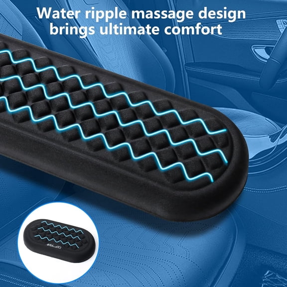 UYUIOIF-Wrist Rest for Keyboard and Mouse, Soft Memory Foam Wrist Support, Computer Ergonomic Wrist Support Pad, Non-Slip Wrist Rest for Computer Keyboard, Made Easy Typing & Relieve Wrist Pain(Black