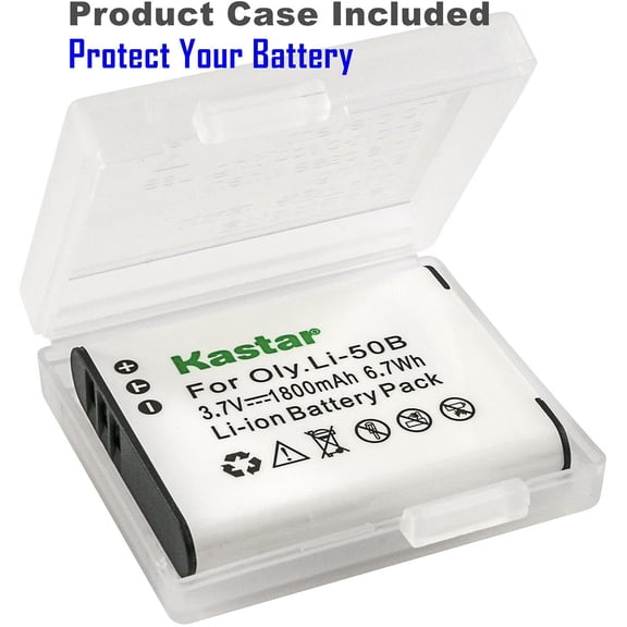 UYWGF-1-Pack Battery and AC Wall Charger Replacement for Kodak LB-050 LB-052 Battery, PixPro FZ151, Kodak PixPro FZ152, Pixpro FZ201,Pixpro SL10 Smart Lens,Pixpro SL25 Smart Lens,Pixpro SPZ1 Cameras