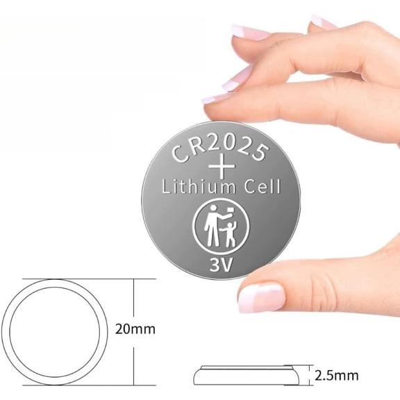 UYWGF-100PACK CR2025 Battery Button Cell Battery 2025 Lithium Coin Batteries 3V