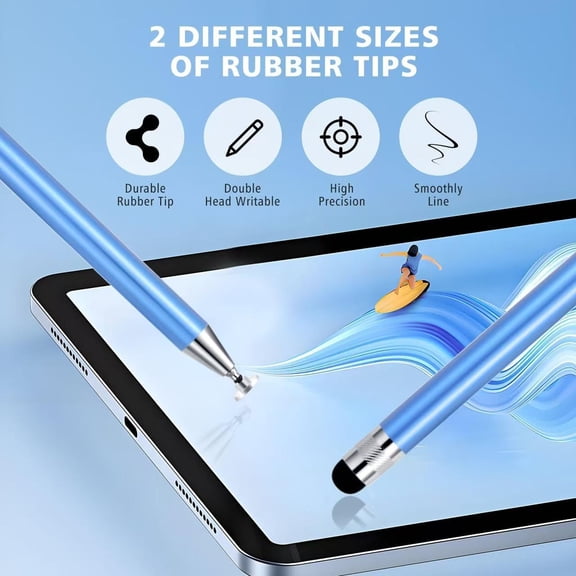 UYWGF-2 in 1 Stylus Pen for Touch Screen,Stylists pens for Touch Screens Compatible with ipad/iPhone/Samsung/Android Smartphone and Tablets All Touch Screens (6pcs)