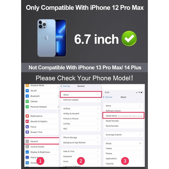 UYWGF-2 Pack Matte Screen Protector for iPhone 12 Pro Max 6.7 inch, Anti Fingerprint Anti-Glare Screen Protector Tempered Glass Easy Installation