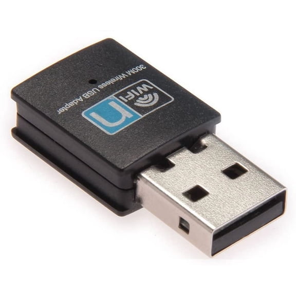 UYWGF-300Mbps USB WiFi Adapter, Wireless LAN Network Card Adapter WiFi Dongle for Desktop Laptop PC Windows 10 8 7 XP MAC OS (Plug-and-Play for Windows10)