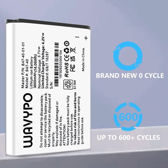 UYWGF-[3800mAh] BAT-40 Battery, 2026 New Upgraded Battery Replacement for AT&T IFWA-40 NetComm BAT-40 Rechargeable Mobile Hotspot Lithium-ion Battery