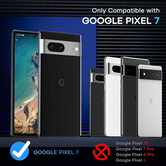 UYWGF-[4-Pack] Pixel 7 Screen Protector for Google Pixel 7 5G [Not Glass] - Screen Protector for Pixel 7 Hybrid Film [7H][Fingerprint Compatible][Alignment Tool]