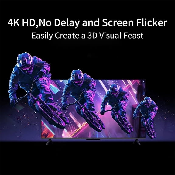 UYWGF-4K DisplayPort to HDMI, 5ft Uni-Directional DP (Source) to HDMI (Display) 1.4 Cable, 4K@30Hz, 2K@60Hz, 1080P Full HD, Braided Cord for Dell, NVIDIA, AMD, Monitor, Projector