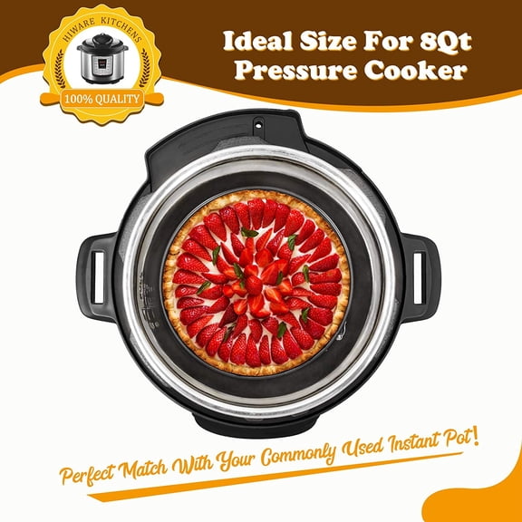 UYWGF-8 Inch Non-stick Springform Pan with Removable Bottom - Leakproof Cheesecake Pan
