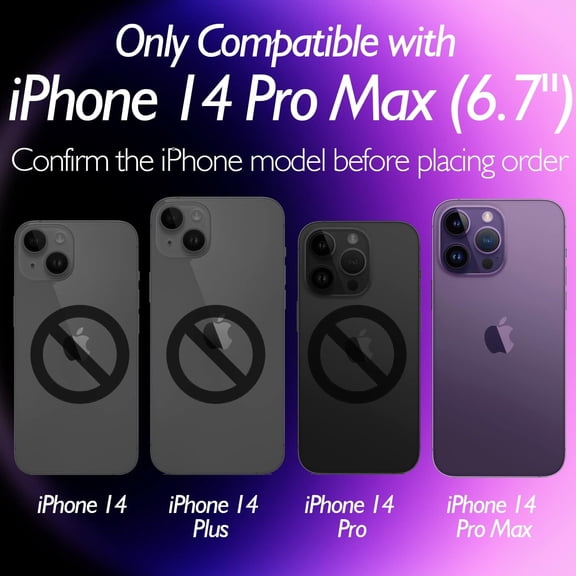 UYWGF-Back Screen Protector for iPhone 14 Pro Max (2-Pack), iPhone 14 Pro Max Back Glass Protector Rear Tempered Glass (6.7 inch)