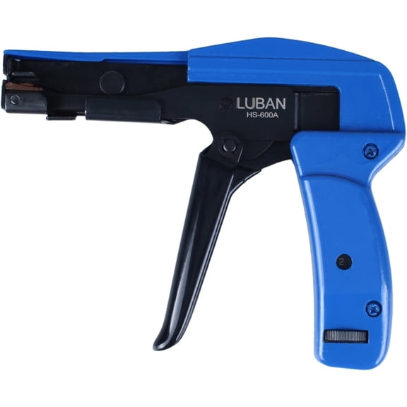 UYWGF-Cable Wire Tie Gun With Cable Ties, Professional Fastening Cable Install and Cut Plastic Nylon Ties Tool