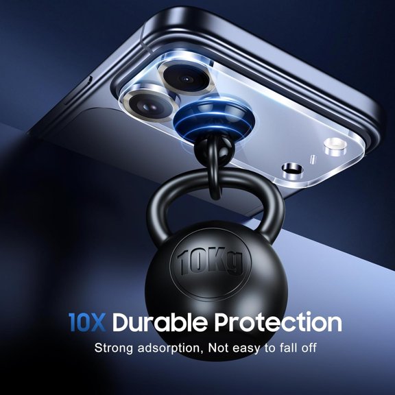 UYWGF-Compatible for 3 Pack iPhone 17 Pro Camera Lens Protector - [Drop Protection] [Case Friendly] 9H Tempered Glass Camera Cover Screen [Update New Version] - Grey