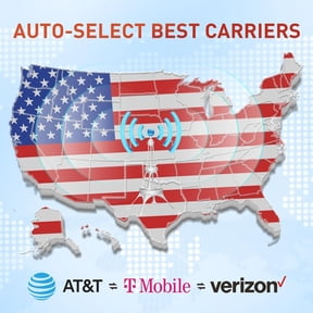 UYWGF-Data SIM Card 3GB 30Days Support AT&T, Verizon and T-Mobile, 5G/4G LTE Prepaid USA SIM Card Compatible with Unlocked GPS Tracker/Mobile WiFi Hotspot/Smart Watch/Tablet iot Devices
