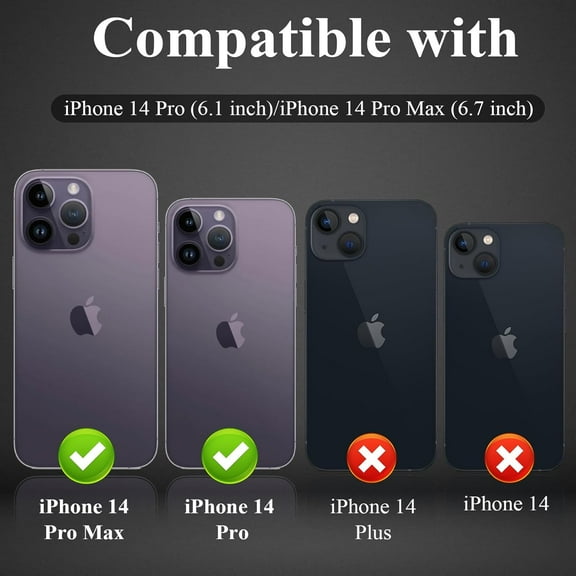UYWGF-Designed for iPhone 14 Pro Max Camera Lens Protector, for iPhone 14 Pro Camera Lens Protector, Individual Metal Anti Scratch HD Clear Case Friendly Tempered Glass Camera Cover, 1 Set