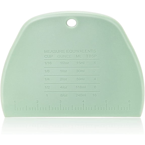 UYWGF-Dough Scraper Bench Scraper for Baking,3 Pieces Food Safe Plastic Dough/Cake/Bread/Pizza Cutter for Kitchen tools