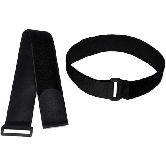 UYWGF-Fastening Hook and Loop Cable Straps,10Pack Black Self-Adhesive Cable Ties,Nylon Securing Straps with Buckles,Adjustable and Reusable Cinch Straps for Cords Organized and Tidy(1" x 24")