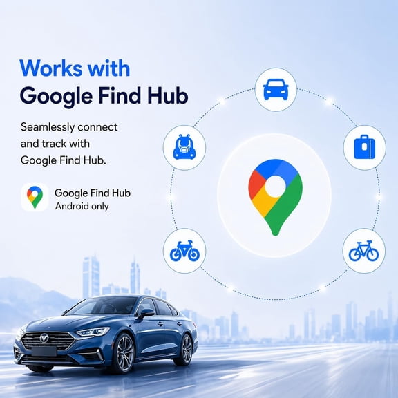 UYWGF-IP65 Waterproof Magnetic Mini GPS Tracker for Vehicles - Real-Time Hidden Tracking, Anti-Theft Car Locator for Truck & Assets (car GPS Android)
