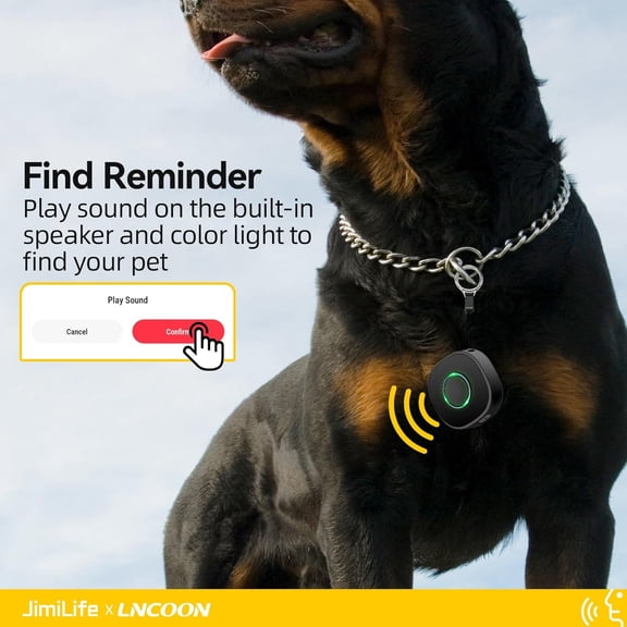 UYWGF-Mini GPS Tracker, 4G GPS Locator with SOS Button Real-Time GPS Tracking Device | GEO-Fence | Battery Alert | for Kid | Elderly | Dog - Subscription Required