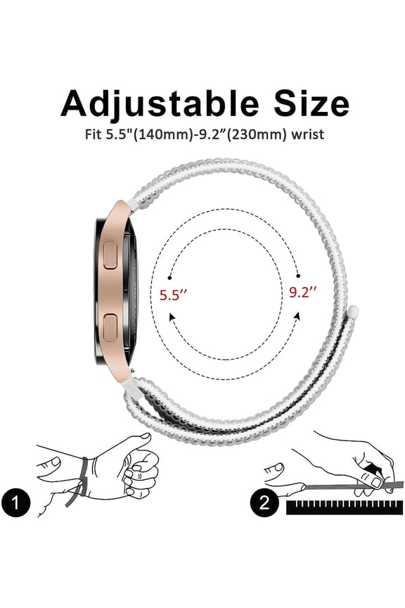 -Nylon Bands Compatible with COROS PACE 4 / PACE 3 / Pro/APEX 2 Pro/APEX Pro/APEX 46mm Men Women, 22mm Soft Sport Replacement Strap for Coros Pace 4/3 Watch