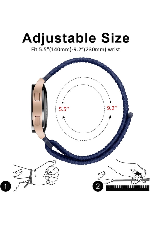-Nylon Bands Compatible with COROS PACE 4 / PACE 3 / Pro/APEX 2 Pro/APEX Pro/APEX 46mm Men Women, 22mm Soft Sport Replacement Strap for Coros Pace 4/3 Watch