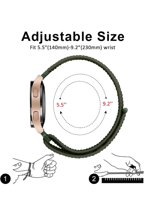 -Nylon Bands Compatible with COROS PACE 4 / PACE 3 / Pro/APEX 2 Pro/APEX Pro/APEX 46mm Men Women, 22mm Soft Sport Replacement Strap for Coros Pace 4/3 Watch