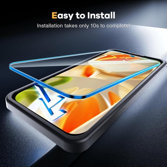 UYWGF-Pixel 9 Pro Screen Protector Tempered Glass with Camera Lens Protector for Google Pixel 9 Pro Screen Protector6.3 Inch [Fingerprint Unlock][Anti-Scratch] [9H] [3 +2 Pack ]
