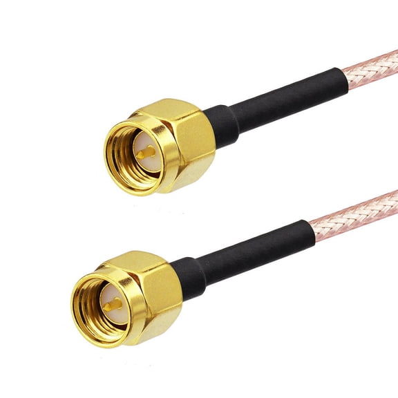 UYWGF-SMA Coax Cable - SMA Male to SMA Male Connector - 6 Inch RG316 Coaxial Cable Jumper for 3G 4G LTE WiFi Antenna Router RTL SDR Dongle Analyzer - 5-Pack